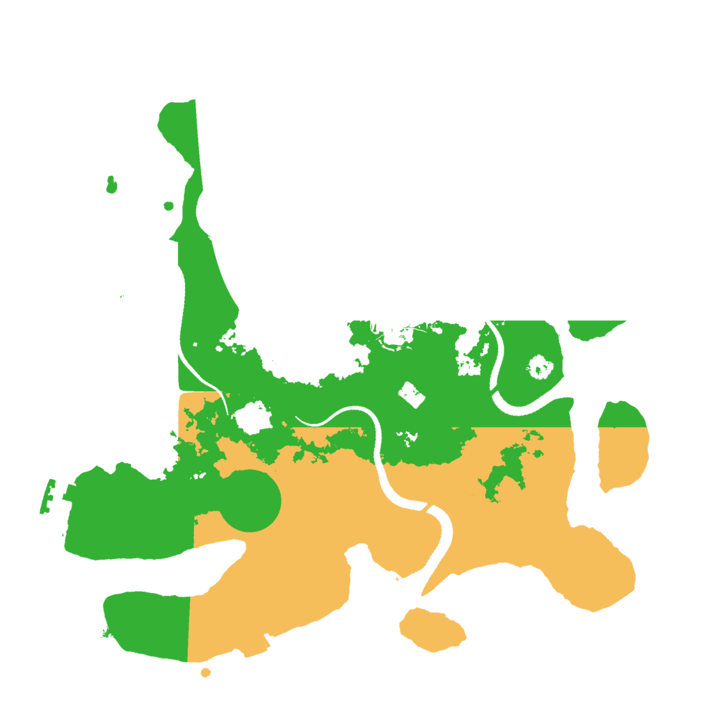 Biome Rust Map: Procedural Map, Size: 3000, Seed: 1512693136