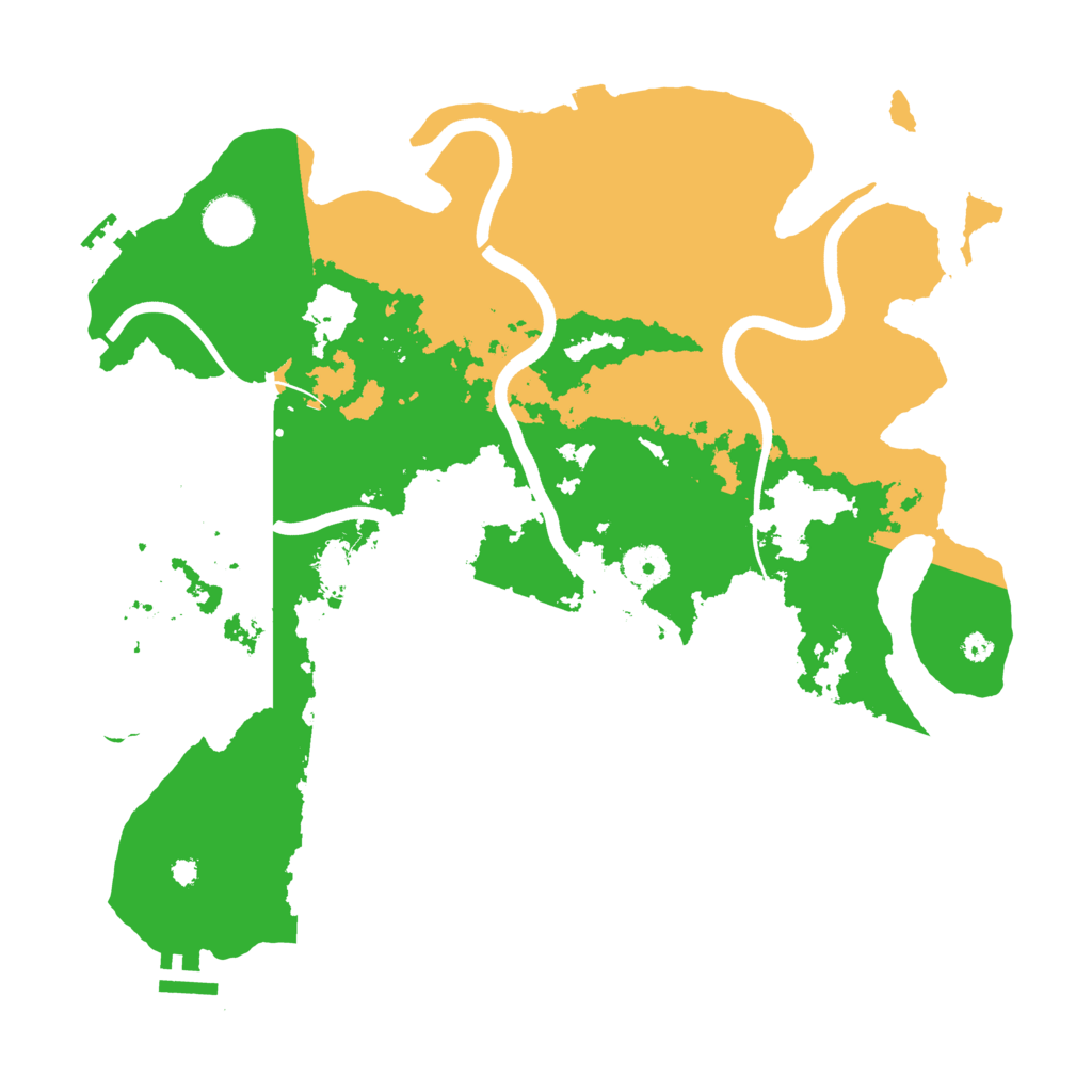 Biome Rust Map: Procedural Map, Size: 3750, Seed: 1281365347