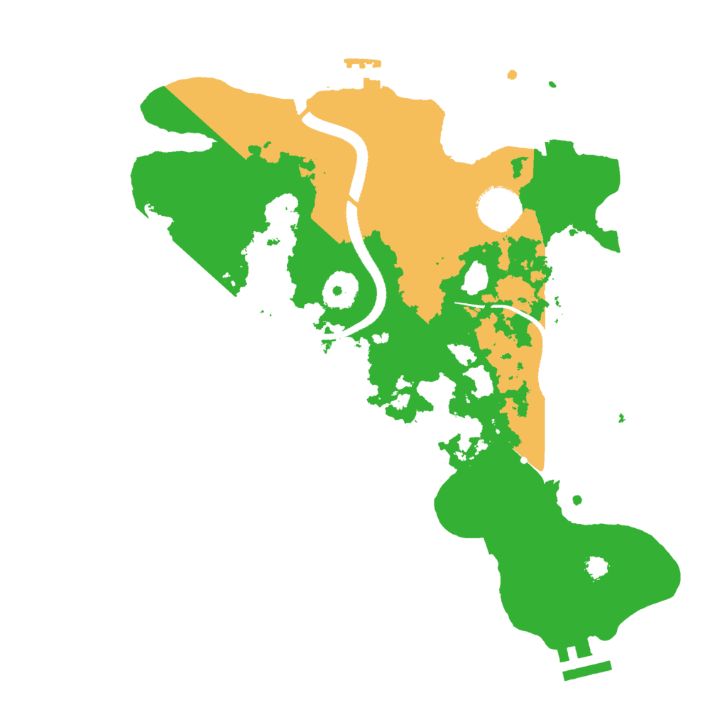 Biome Rust Map: Procedural Map, Size: 3000, Seed: 189754321
