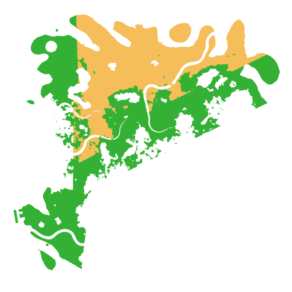 Biome Rust Map: Procedural Map, Size: 4500, Seed: 1646674732