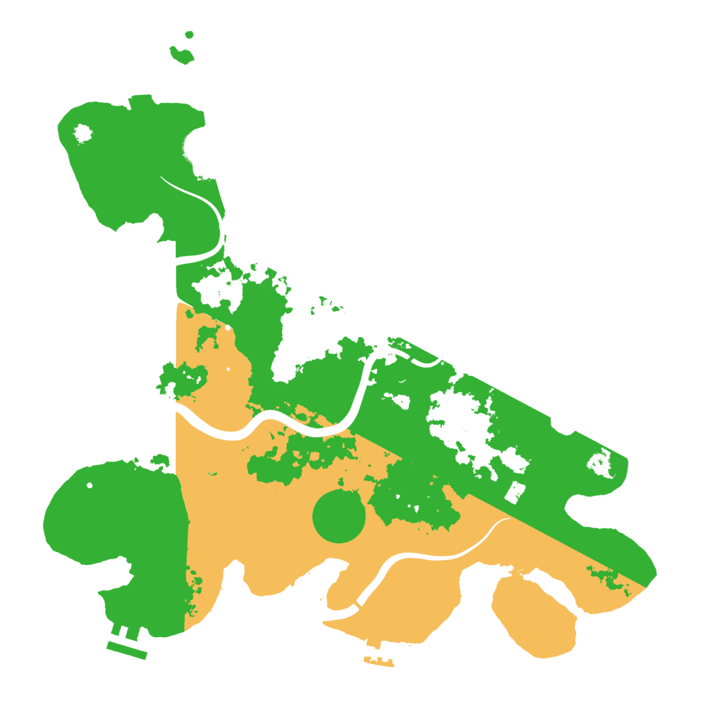 Biome Rust Map: Procedural Map, Size: 3500, Seed: 702192712