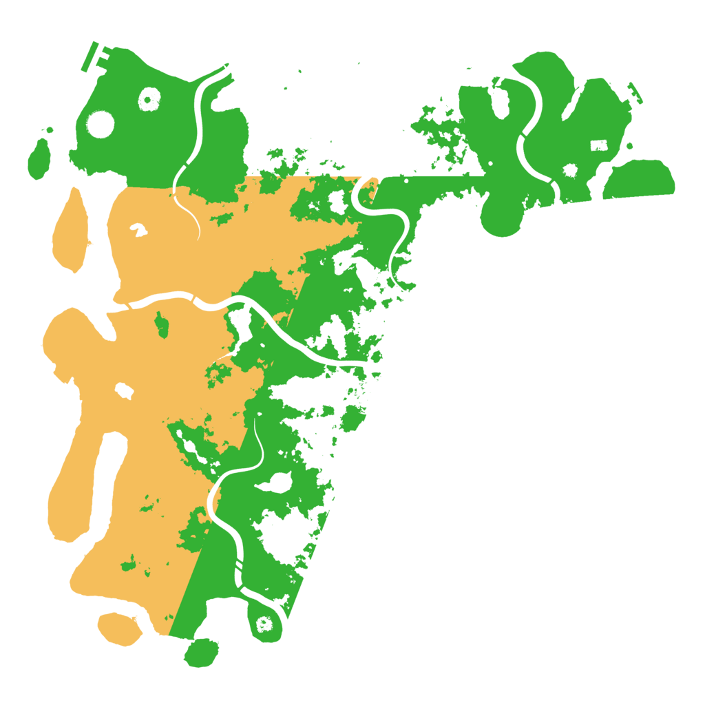 Biome Rust Map: Procedural Map, Size: 4500, Seed: 42398928