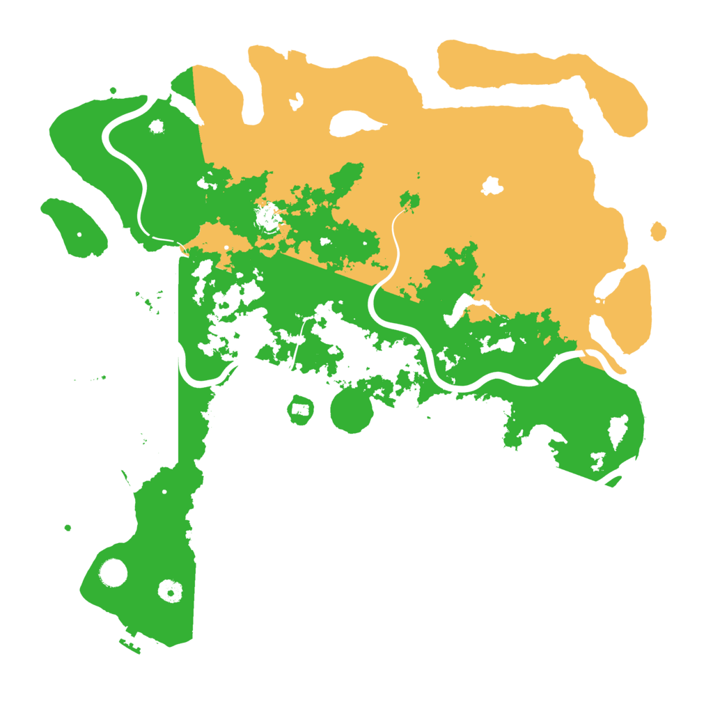 Biome Rust Map: Procedural Map, Size: 4500, Seed: 666777666