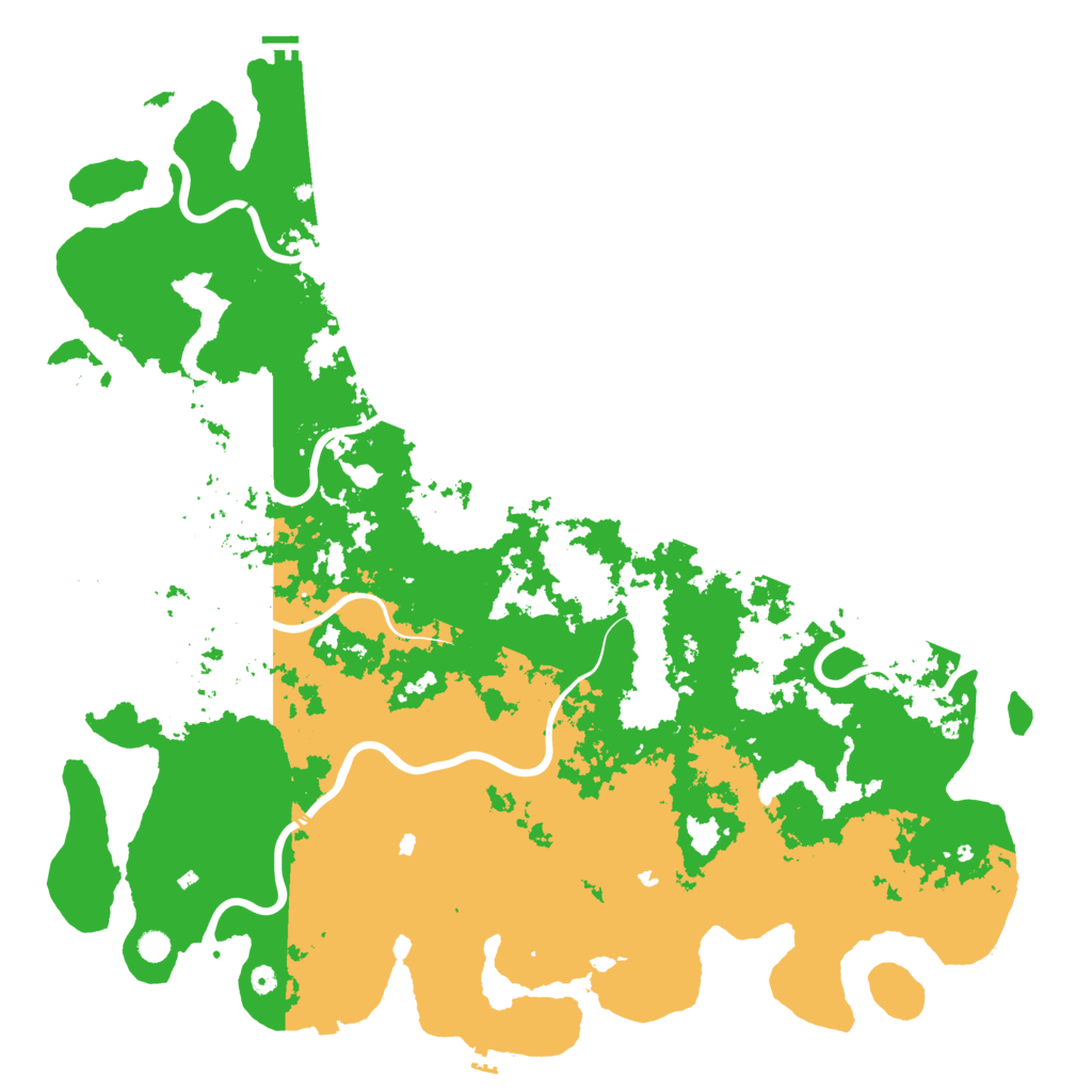 Biome Rust Map: Procedural Map, Size: 6000, Seed: 1667057923