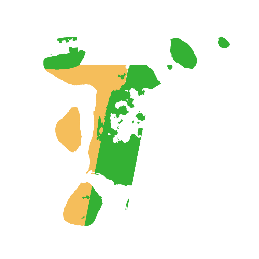 Biome Rust Map: Procedural Map, Size: 2000, Seed: 23298213