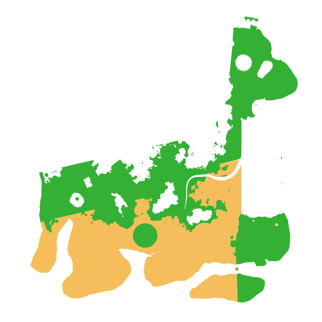 Biome Rust Map: Procedural Map, Size: 3500, Seed: 354761