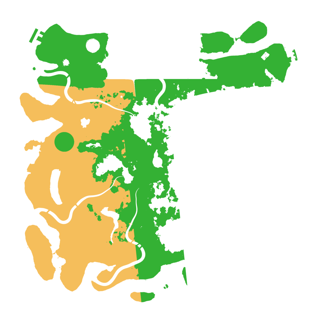 Biome Rust Map: Procedural Map, Size: 4250, Seed: 457654868