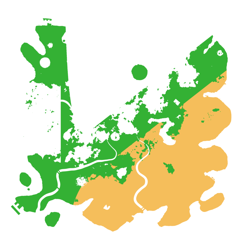 Biome Rust Map: Procedural Map, Size: 4250, Seed: 1260940173