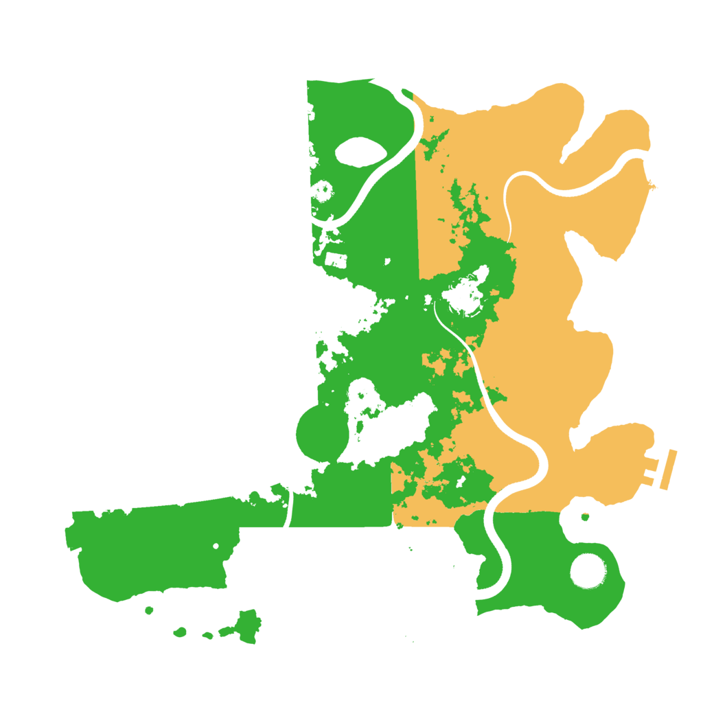 Biome Rust Map: Procedural Map, Size: 3500, Seed: 1733638107