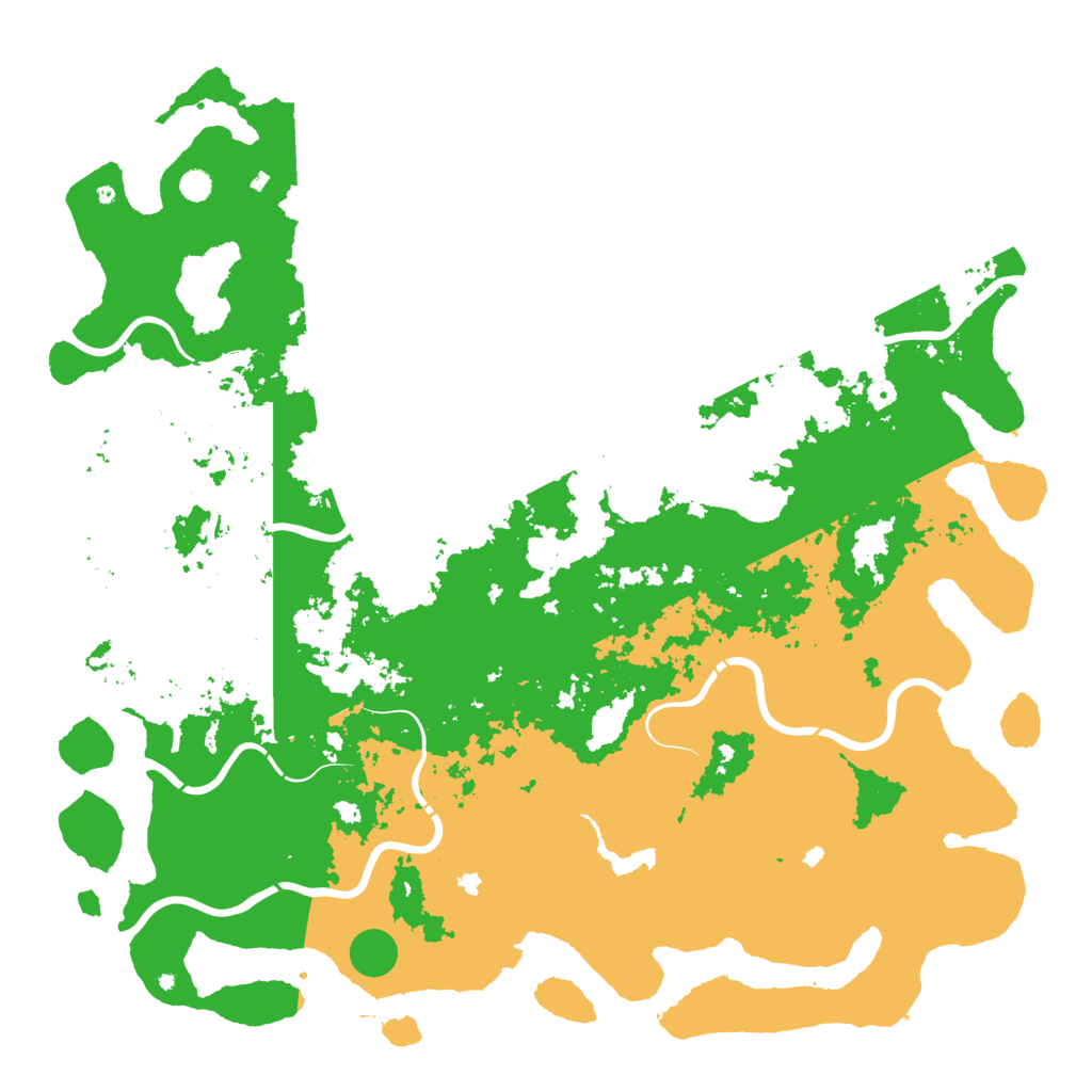 Biome Rust Map: Procedural Map, Size: 6000, Seed: 686532