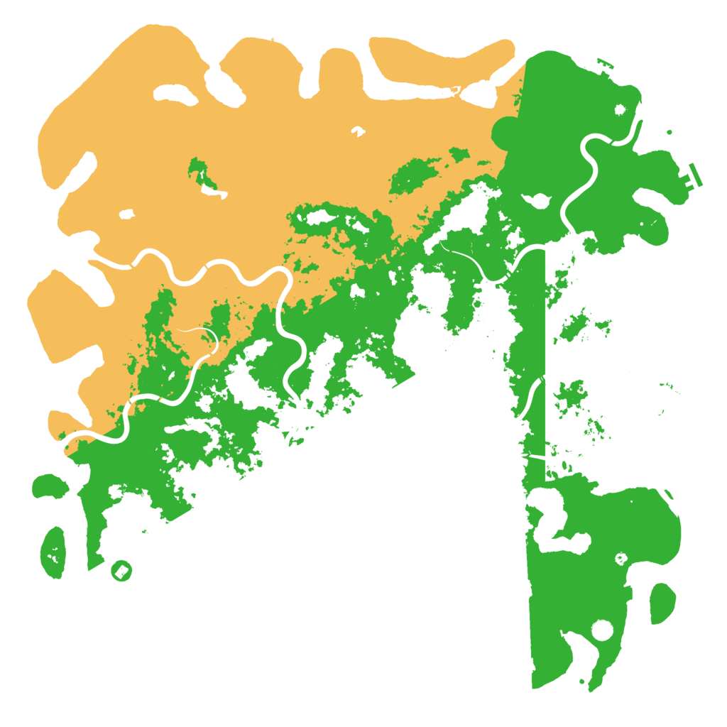 Biome Rust Map: Procedural Map, Size: 6000, Seed: 969078897