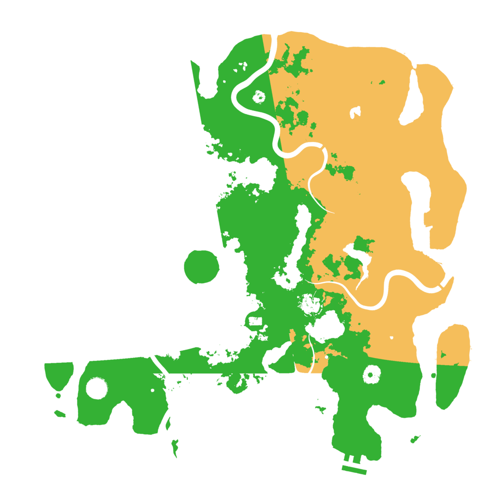 Biome Rust Map: Procedural Map, Size: 4050, Seed: 234504649