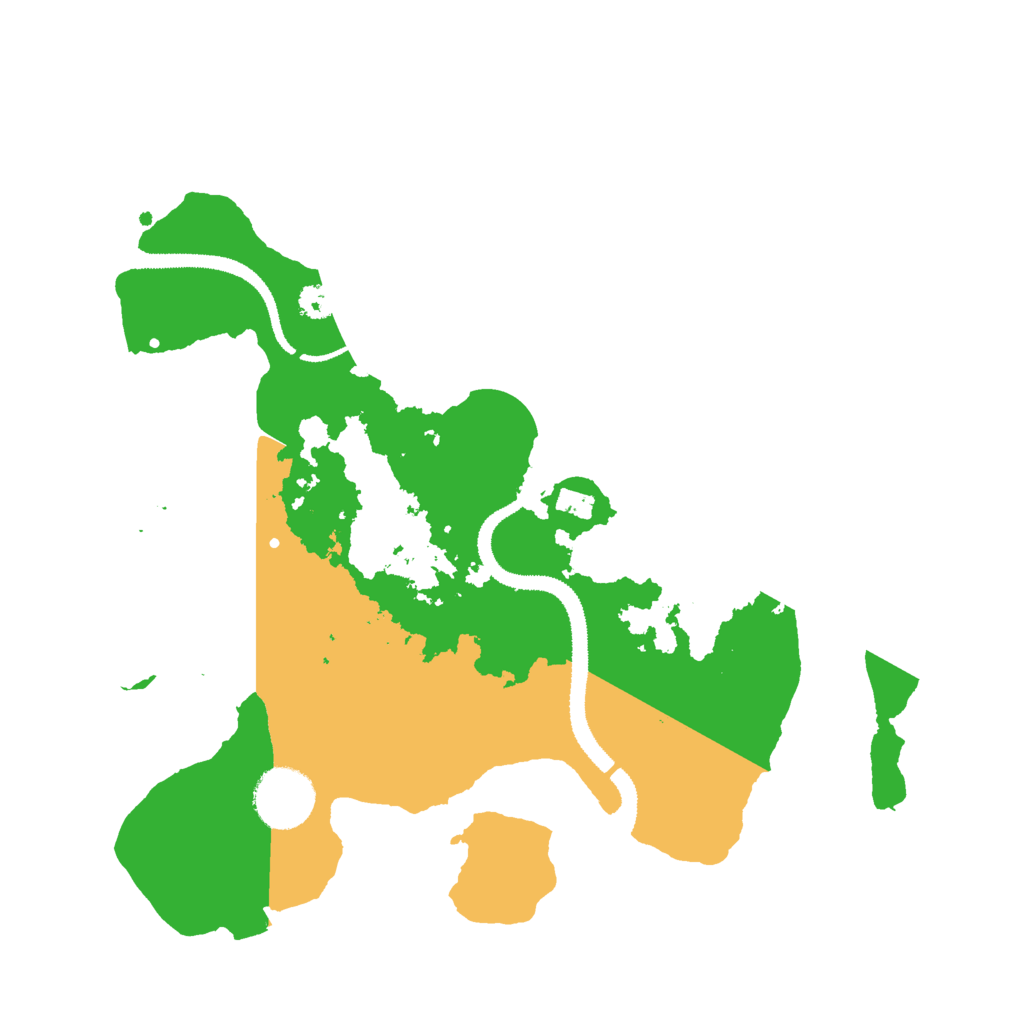 Biome Rust Map: Procedural Map, Size: 3000, Seed: 1741990799