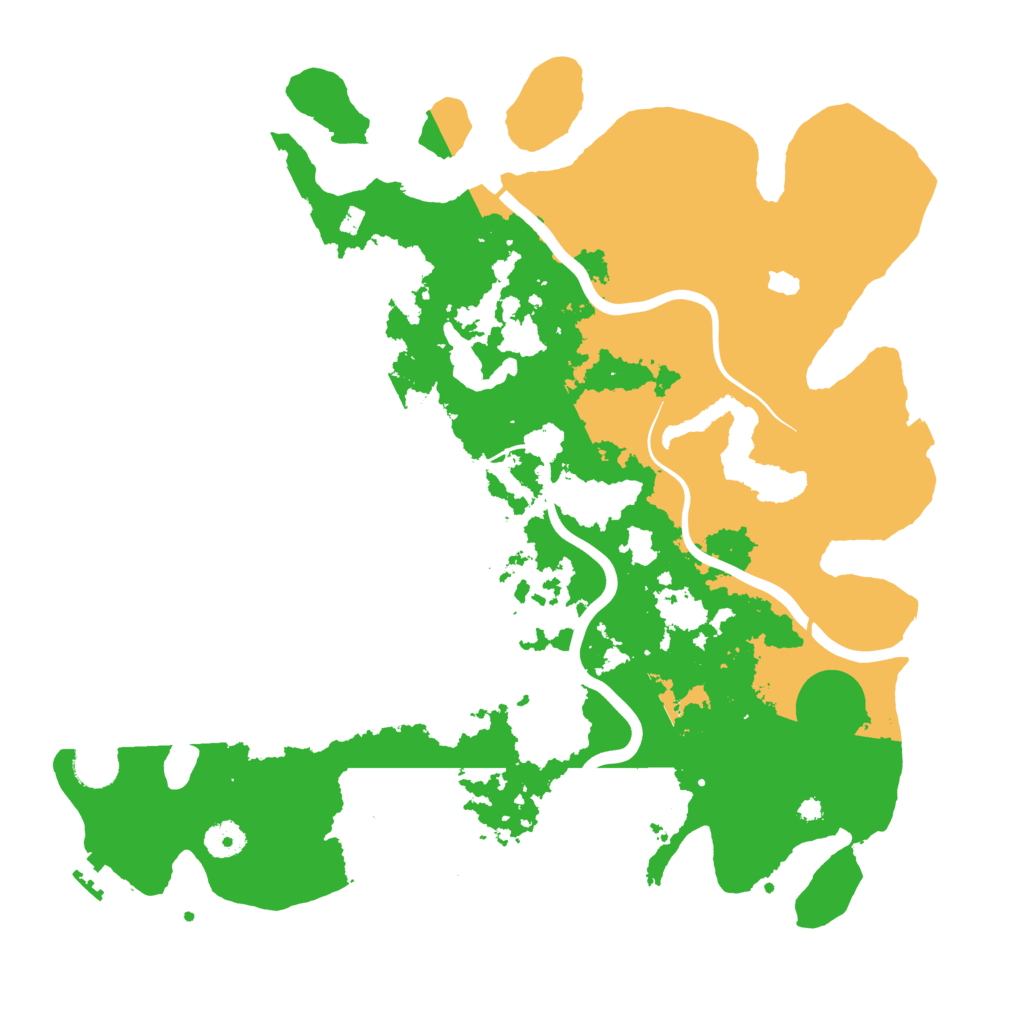Biome Rust Map: Procedural Map, Size: 4000, Seed: 6852