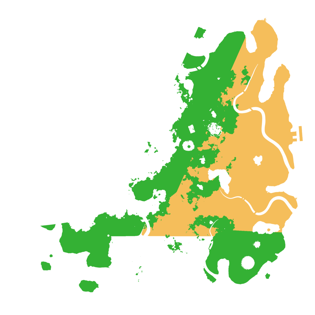 Biome Rust Map: Procedural Map, Size: 4250, Seed: 4305433