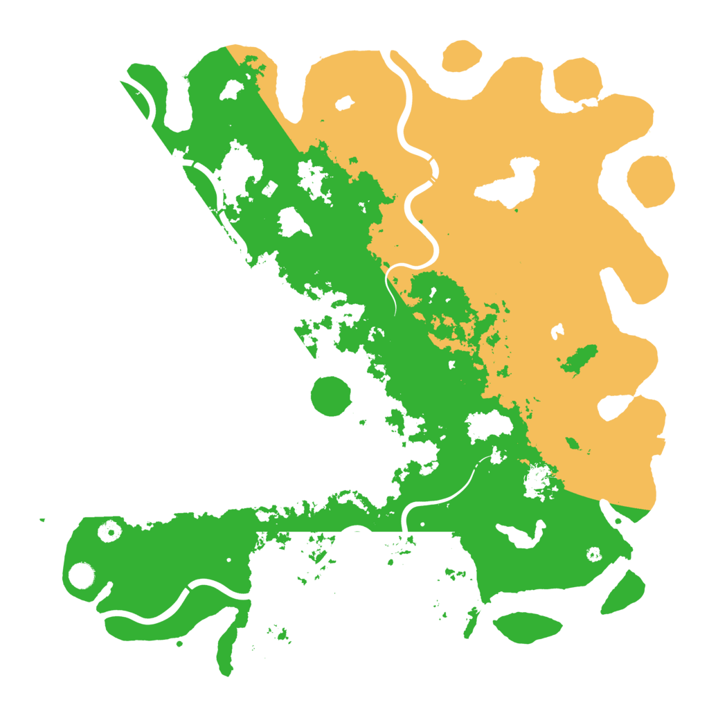 Biome Rust Map: Procedural Map, Size: 4800, Seed: 958944750