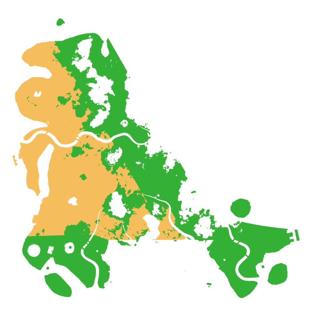 Biome Rust Map: Procedural Map, Size: 4500, Seed: 963360171