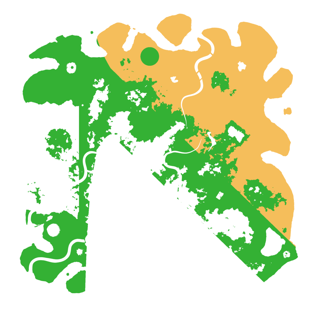 Biome Rust Map: Procedural Map, Size: 4500, Seed: 2092008265