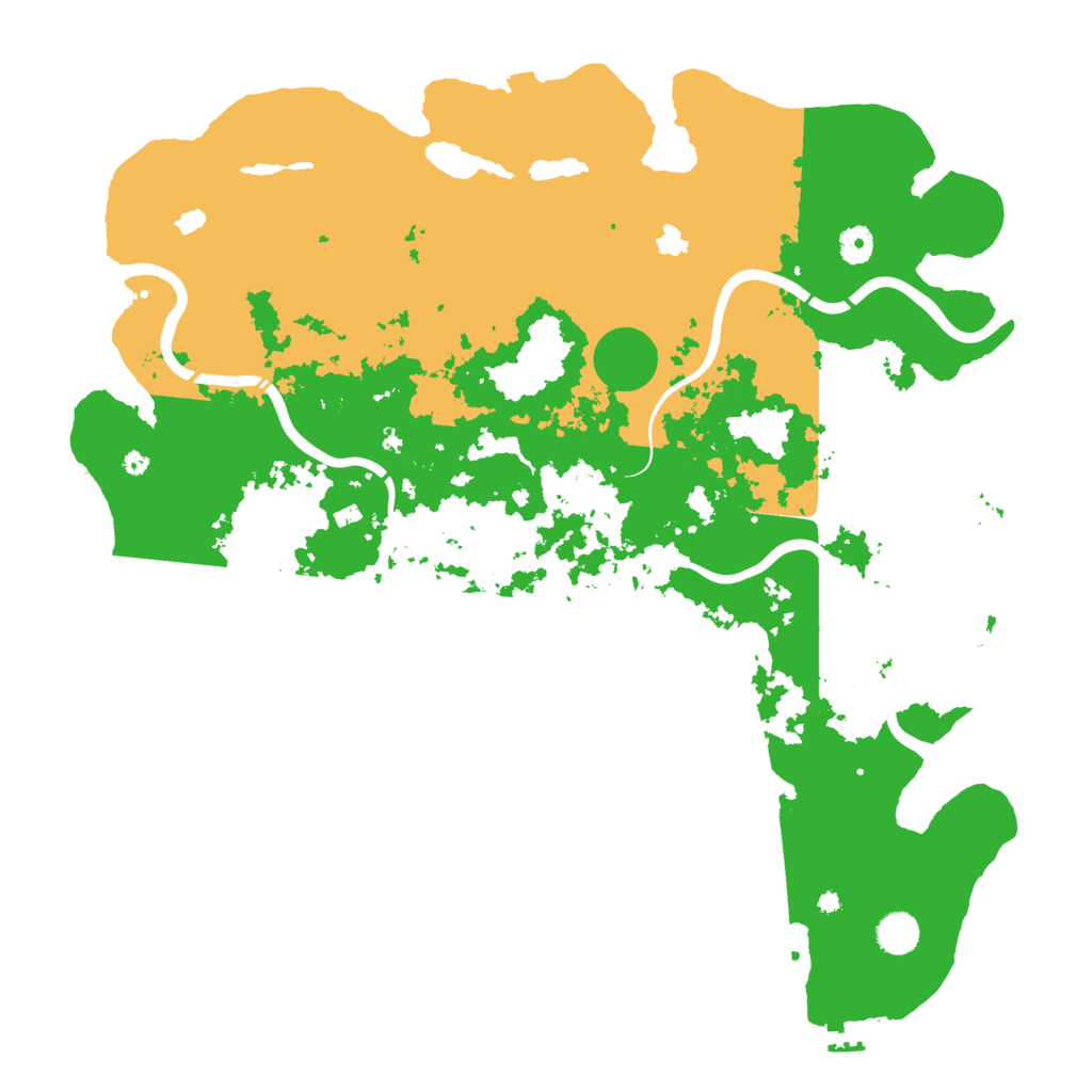Biome Rust Map: Procedural Map, Size: 4500, Seed: 33098582