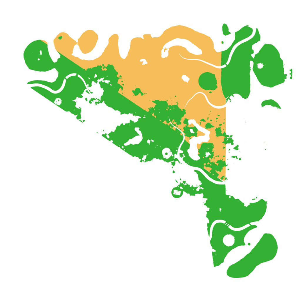 Biome Rust Map: Procedural Map, Size: 4500, Seed: 154443134