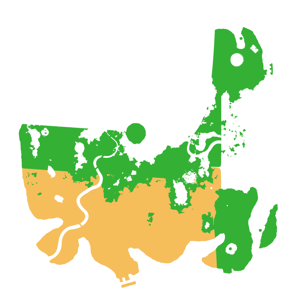Biome Rust Map: Procedural Map, Size: 4000, Seed: 11907