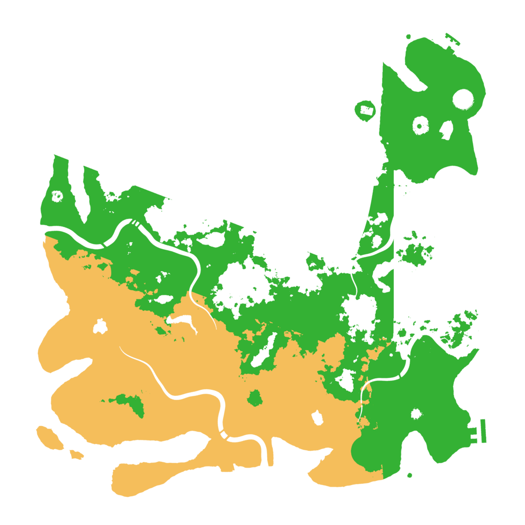 Biome Rust Map: Procedural Map, Size: 4500, Seed: 1579485788