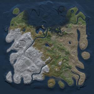 Thumbnail Rust Map: Procedural Map, Size: 4250, Seed: 1976364006, 15 Monuments
