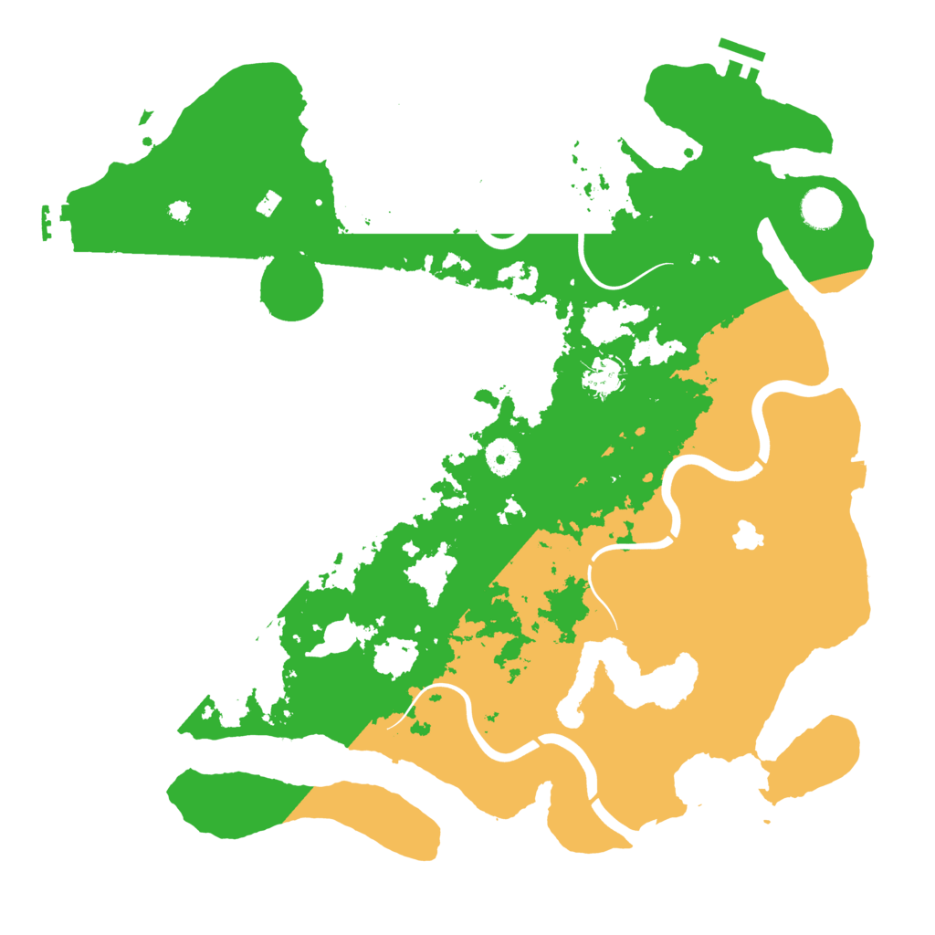 Biome Rust Map: Procedural Map, Size: 4000, Seed: 591357844