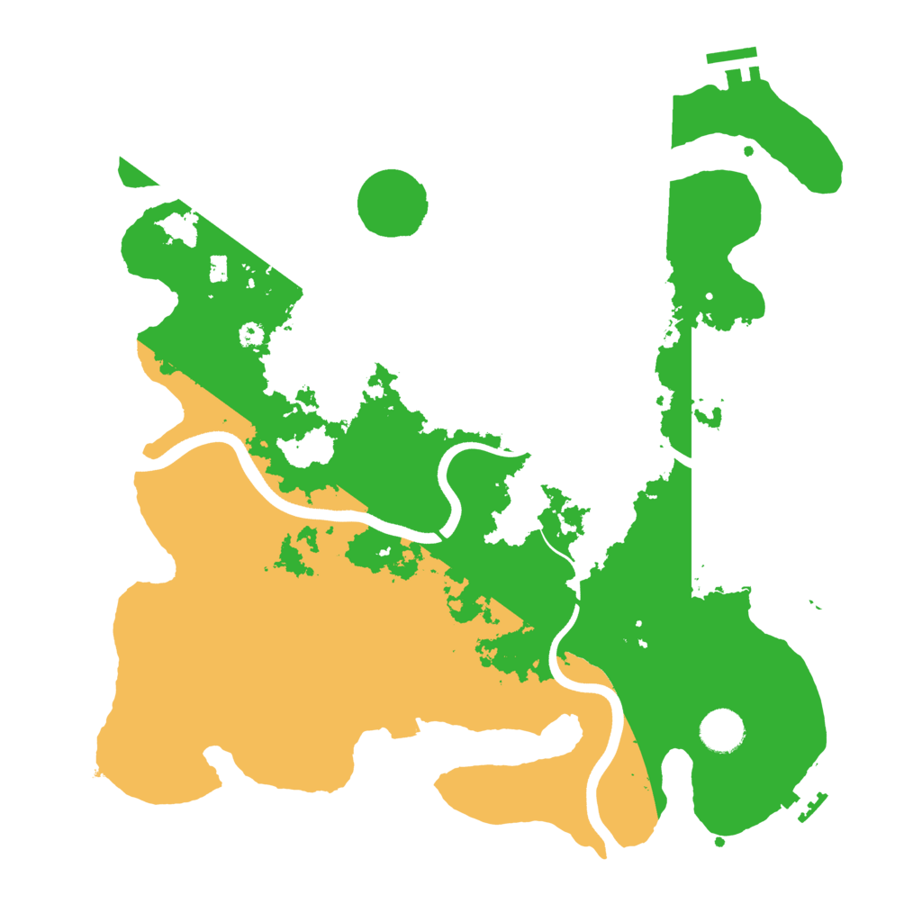 Biome Rust Map: Procedural Map, Size: 3700, Seed: 1947608861