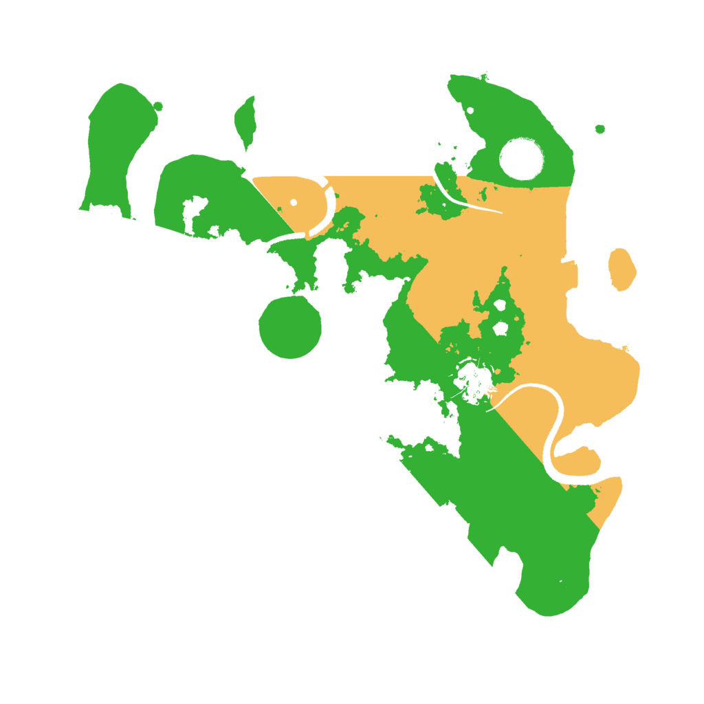 Biome Rust Map: Procedural Map, Size: 3000, Seed: 48765