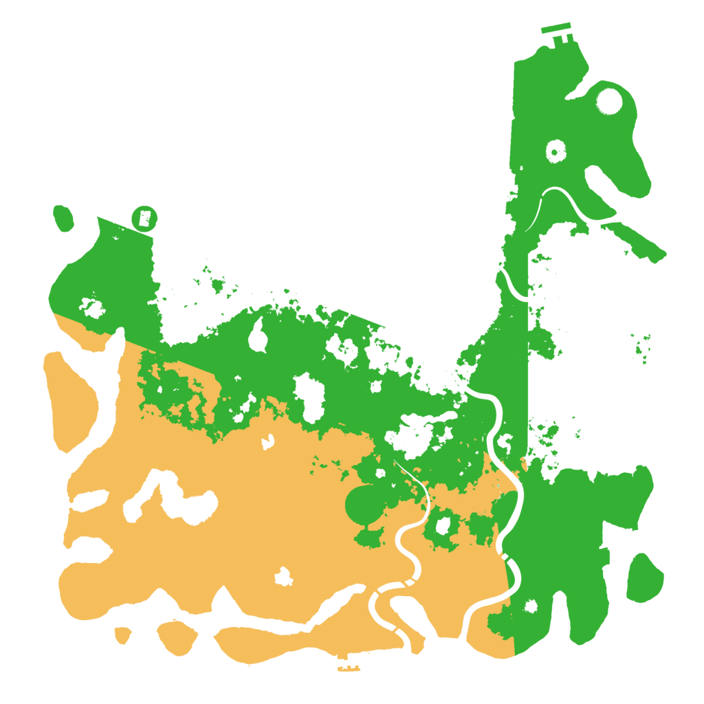 Biome Rust Map: Procedural Map, Size: 4800, Seed: 1380797227