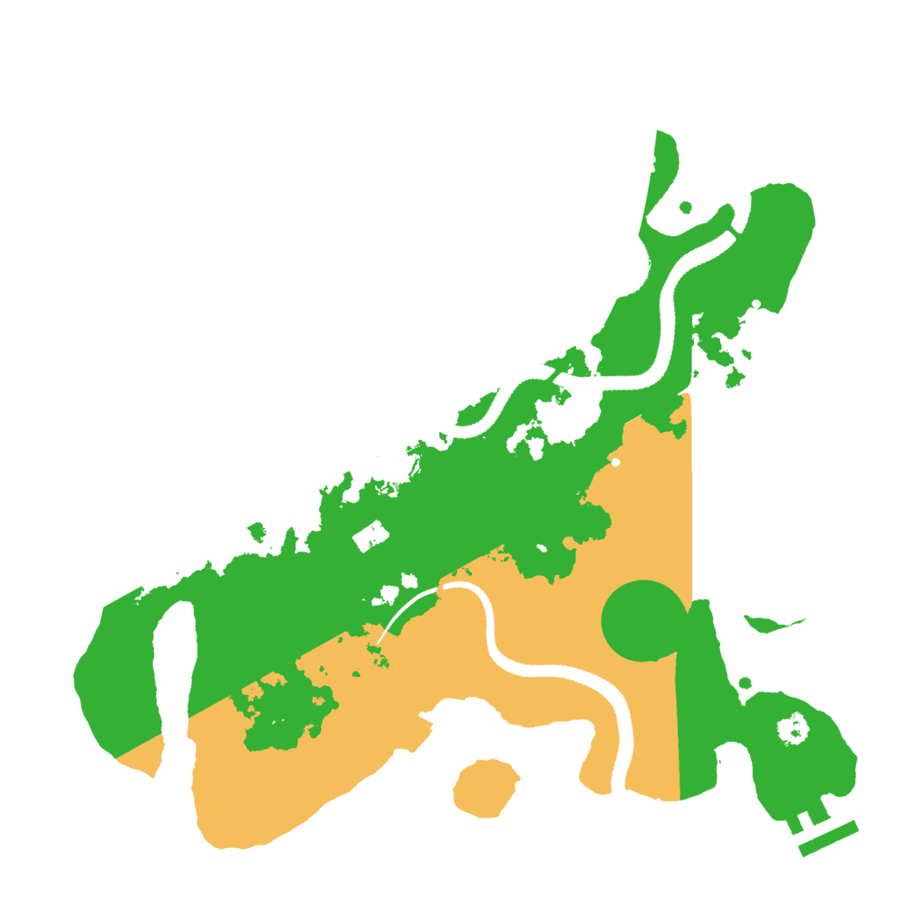 Biome Rust Map: Procedural Map, Size: 3000, Seed: 307394702