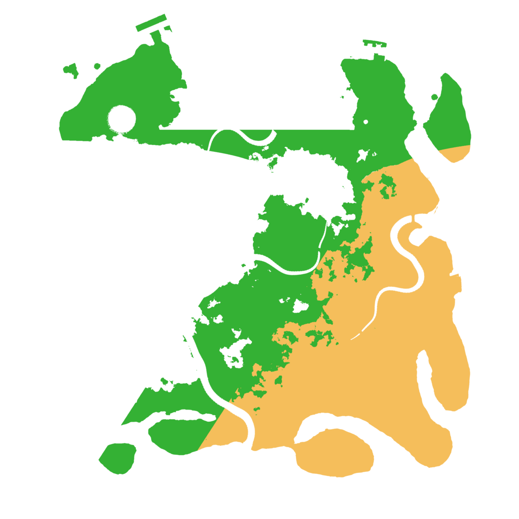 Biome Rust Map: Procedural Map, Size: 3300, Seed: 113953569