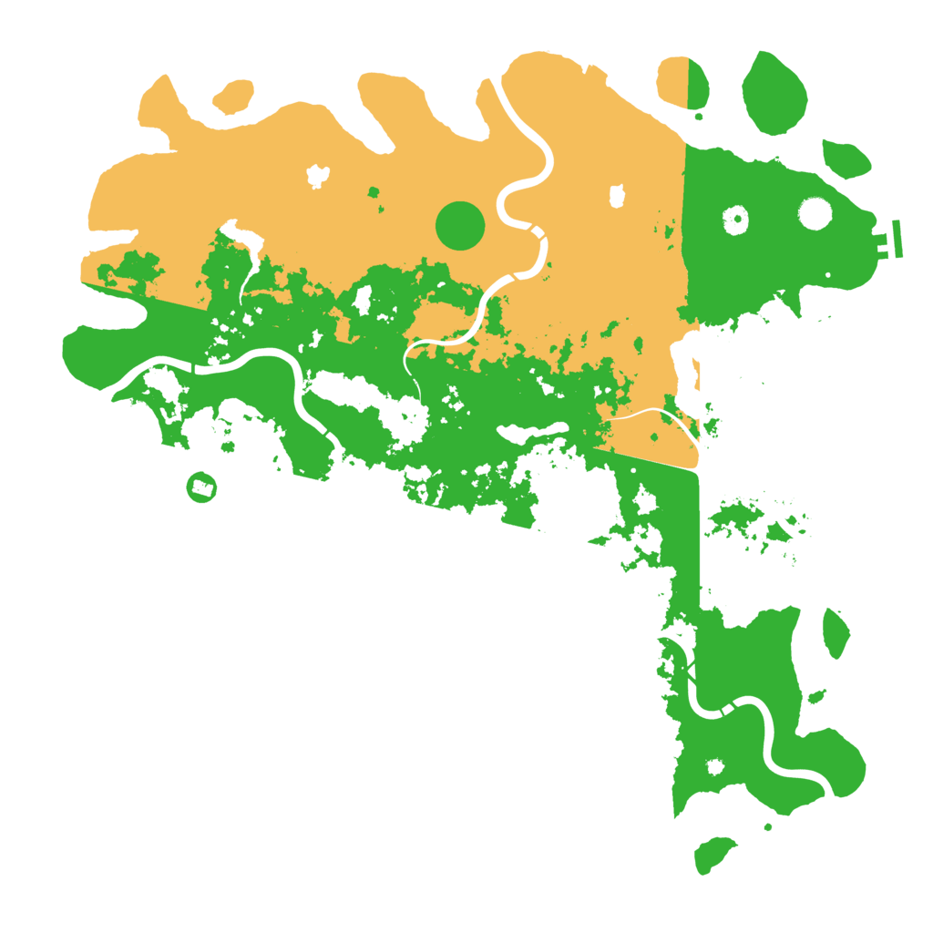Biome Rust Map: Procedural Map, Size: 5000, Seed: 148123262