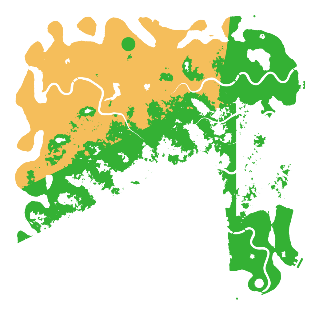 Biome Rust Map: Procedural Map, Size: 6000, Seed: 578328643