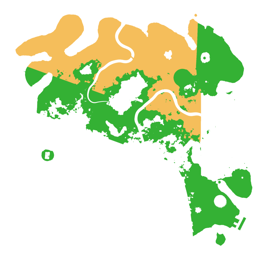 Biome Rust Map: Procedural Map, Size: 4000, Seed: 2117730247