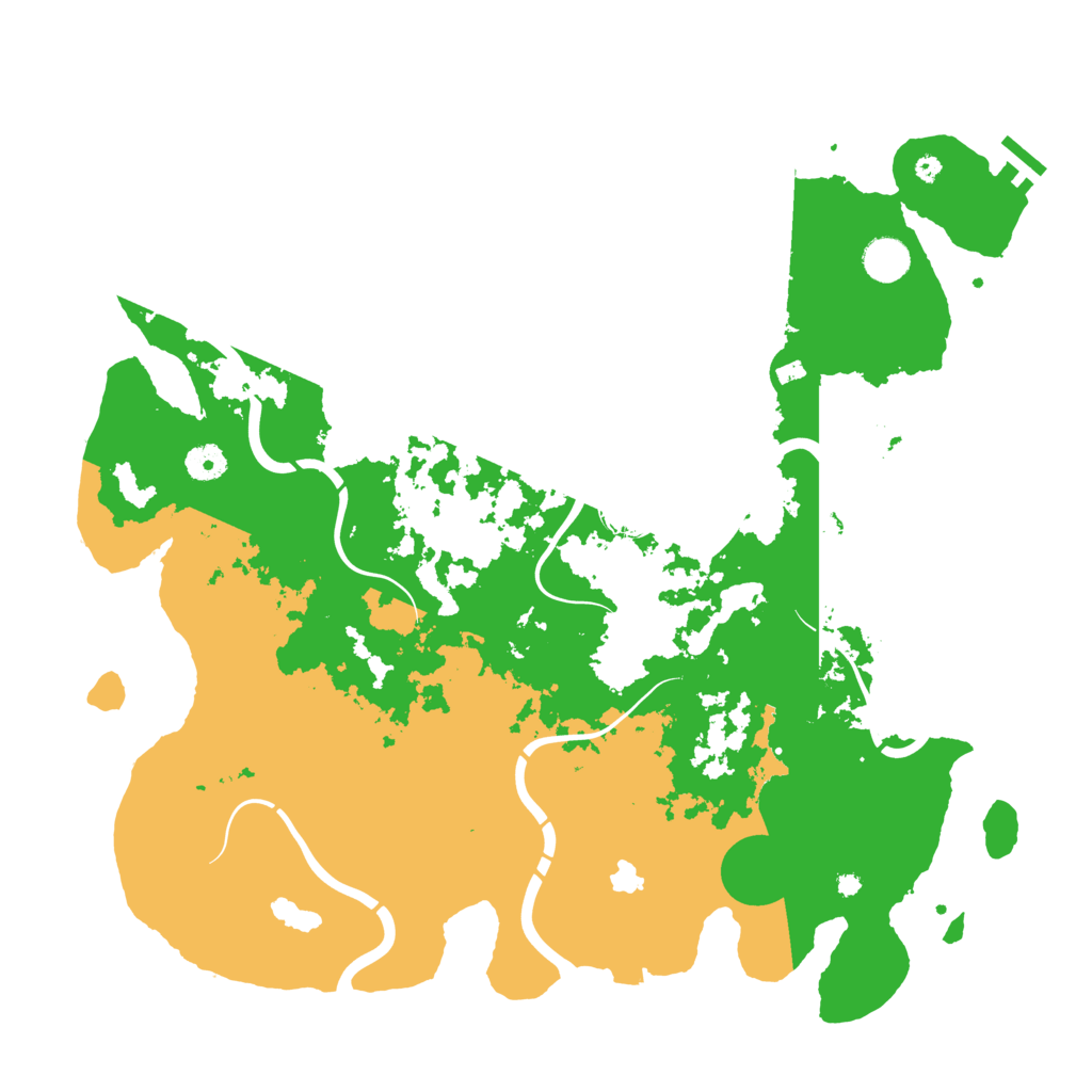 Biome Rust Map: Procedural Map, Size: 4250, Seed: 1145778685