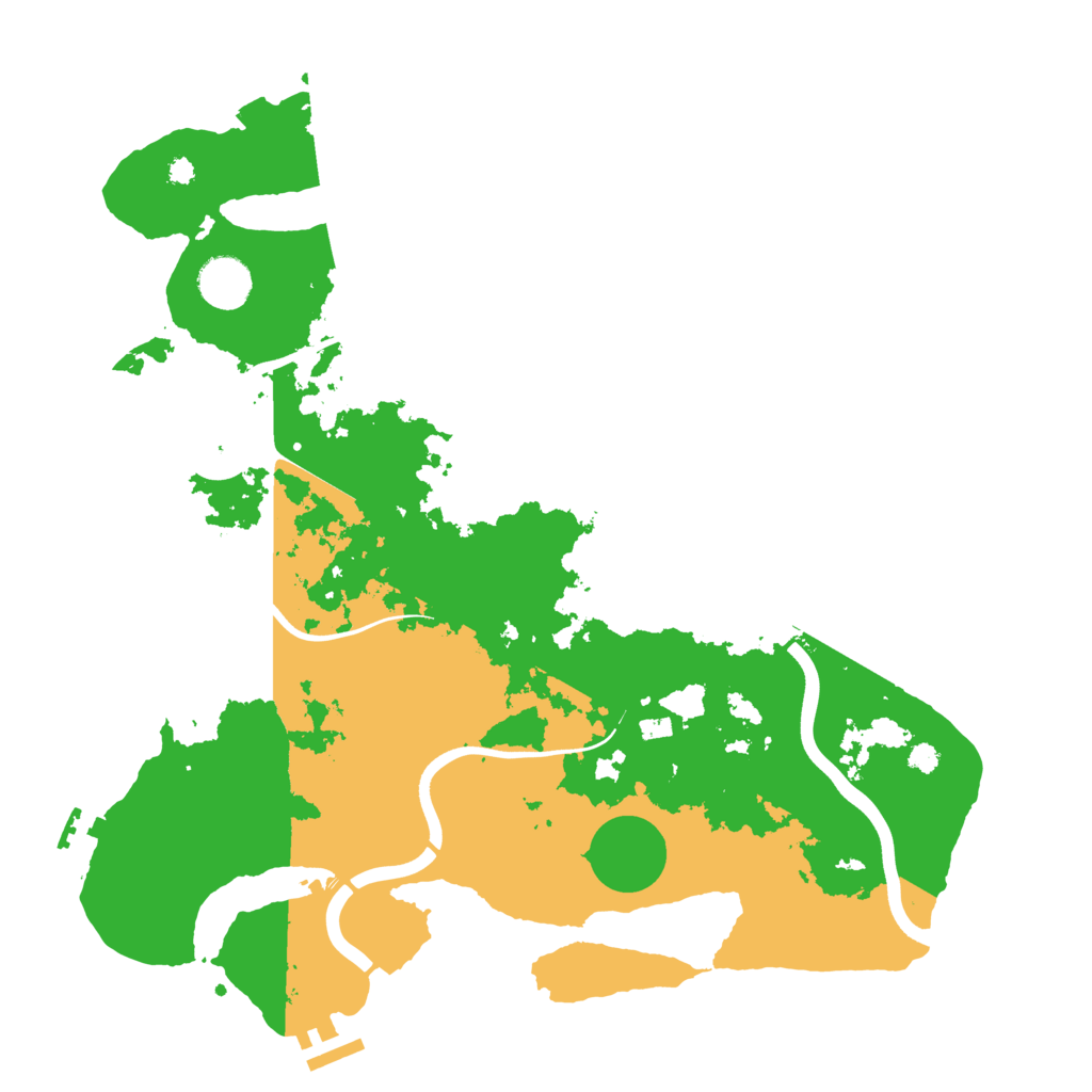 Biome Rust Map: Procedural Map, Size: 3750, Seed: 695431790