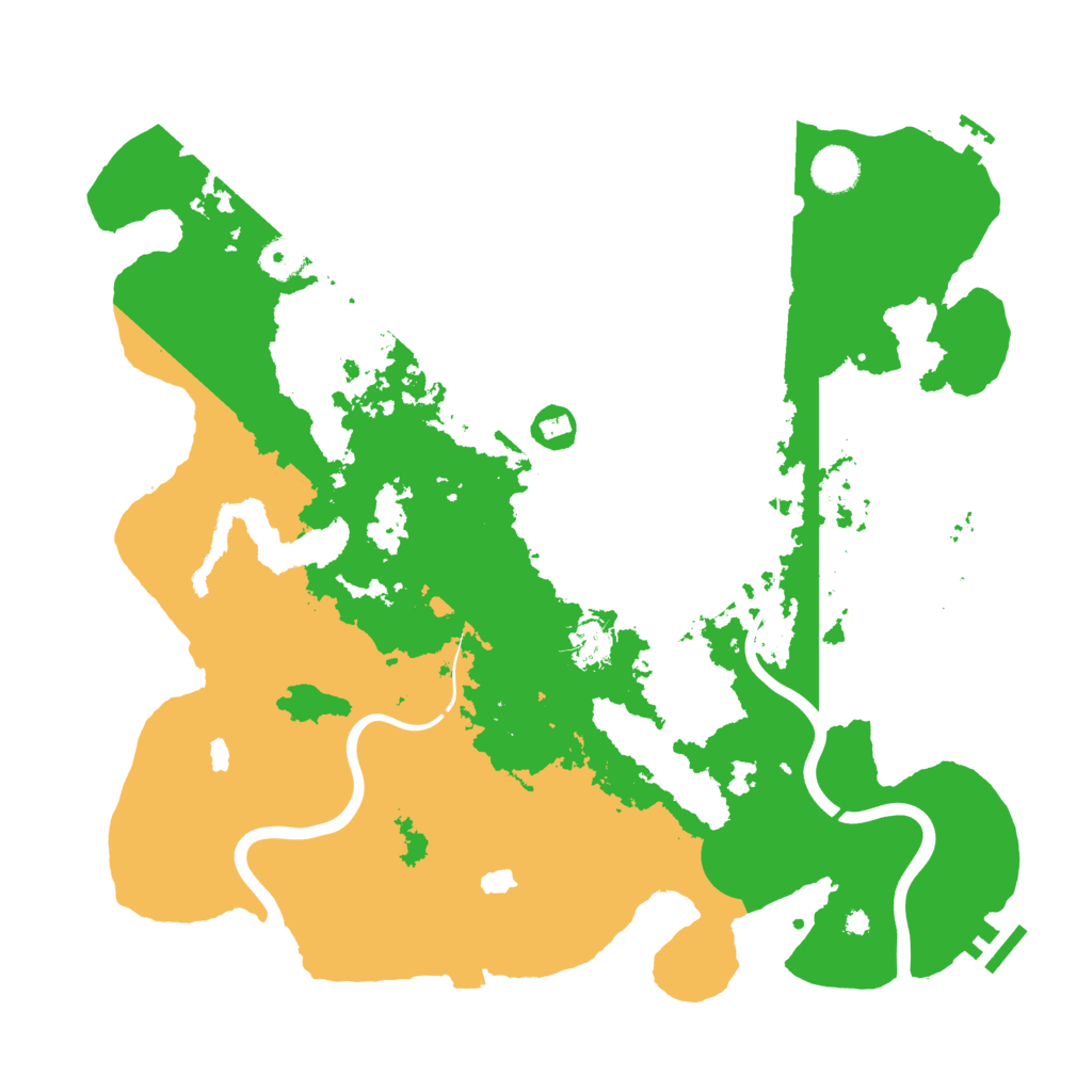 Biome Rust Map: Procedural Map, Size: 4000, Seed: 425632145