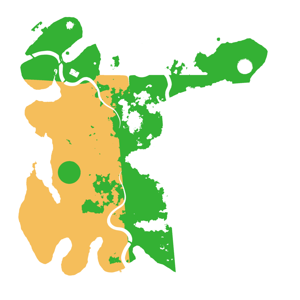Biome Rust Map: Procedural Map, Size: 3500, Seed: 1337560821