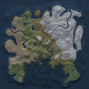 Thumbnail Rust Map: Procedural Map, Size: 4050, Seed: 1482964942, 14 Monuments