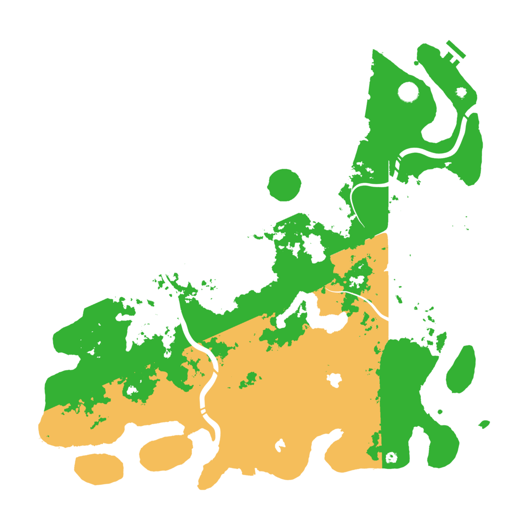 Biome Rust Map: Procedural Map, Size: 4500, Seed: 227442688