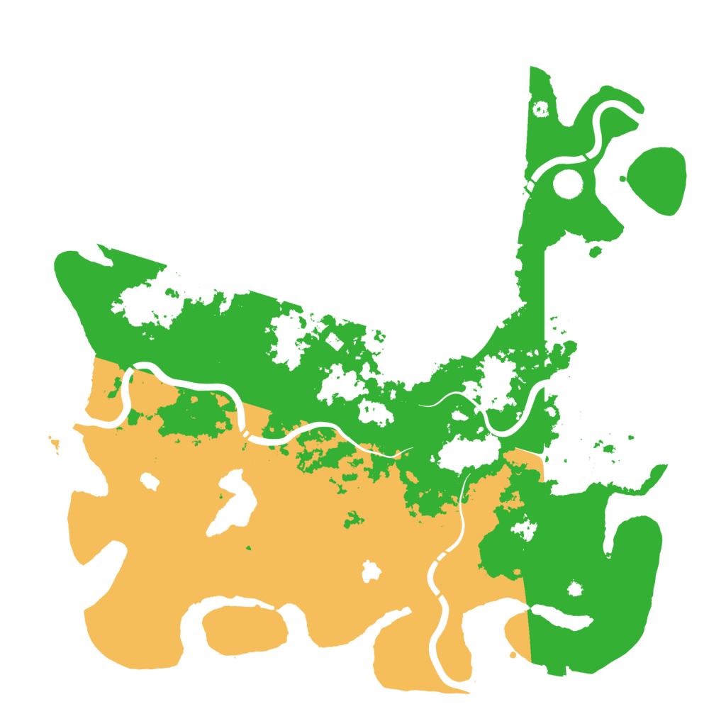 Biome Rust Map: Procedural Map, Size: 4500, Seed: 1243385417