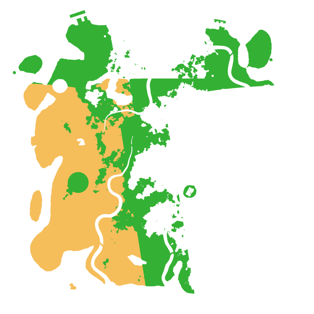 Biome Rust Map: Procedural Map, Size: 4000, Seed: 1654301552
