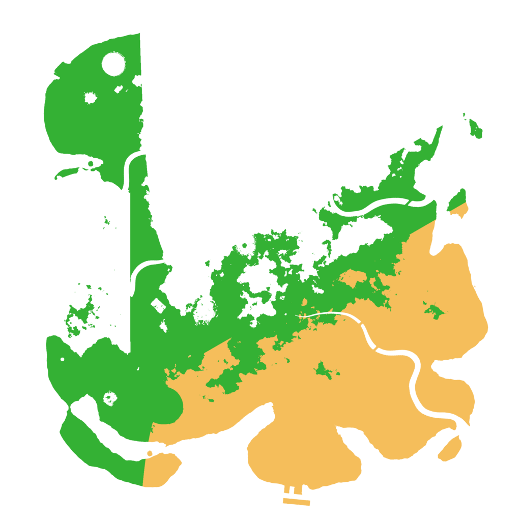 Biome Rust Map: Procedural Map, Size: 3900, Seed: 67830