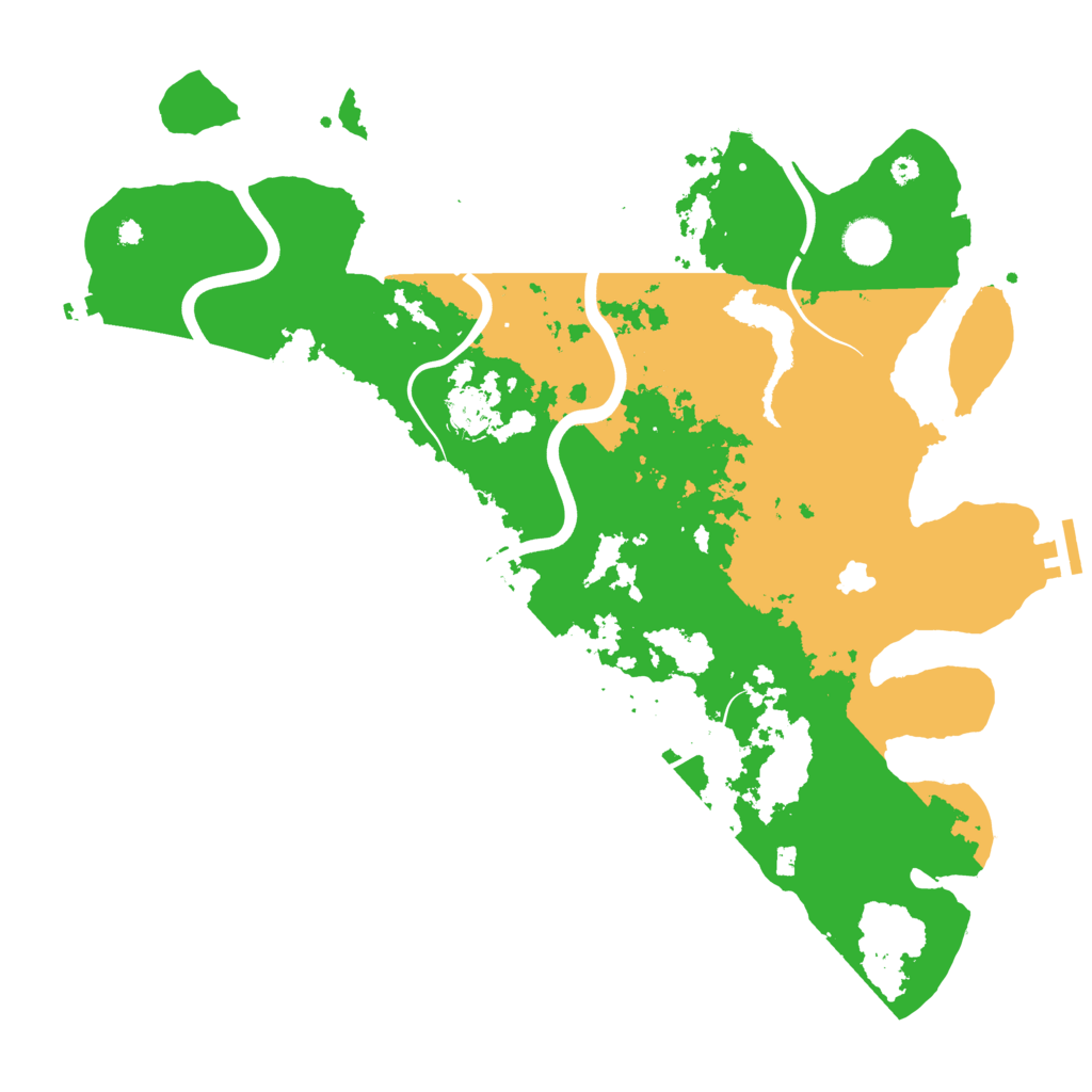 Biome Rust Map: Procedural Map, Size: 4000, Seed: 136661337
