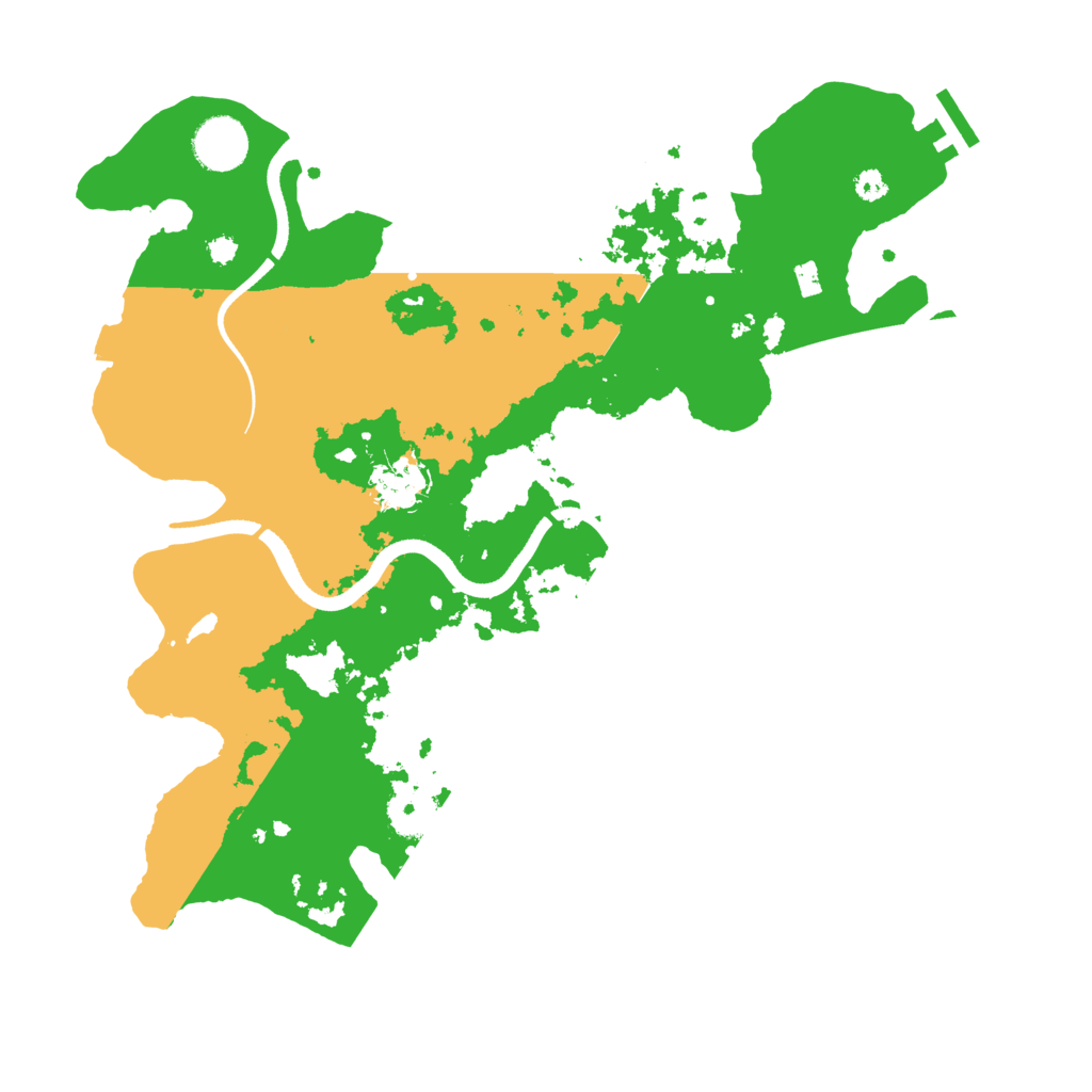 Biome Rust Map: Procedural Map, Size: 3500, Seed: 1271527997