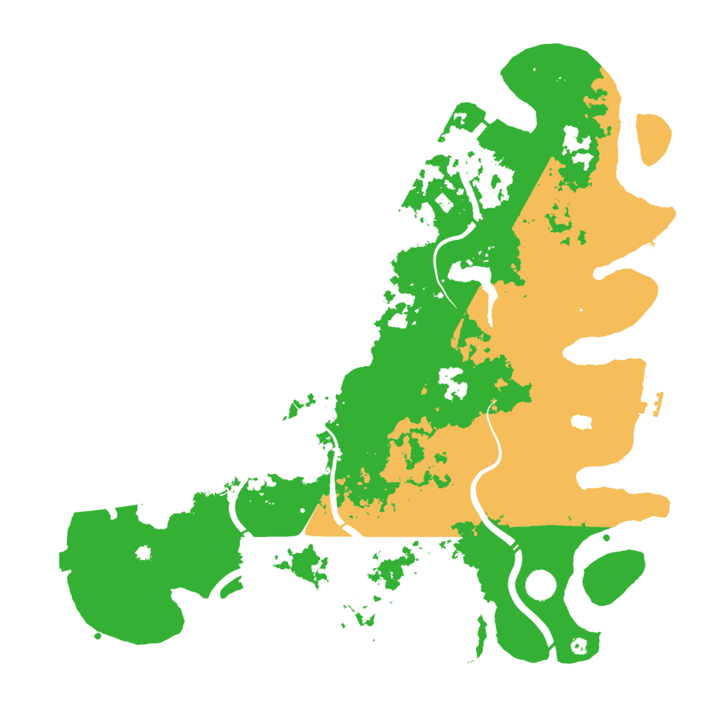 Biome Rust Map: Procedural Map, Size: 4250, Seed: 971805749