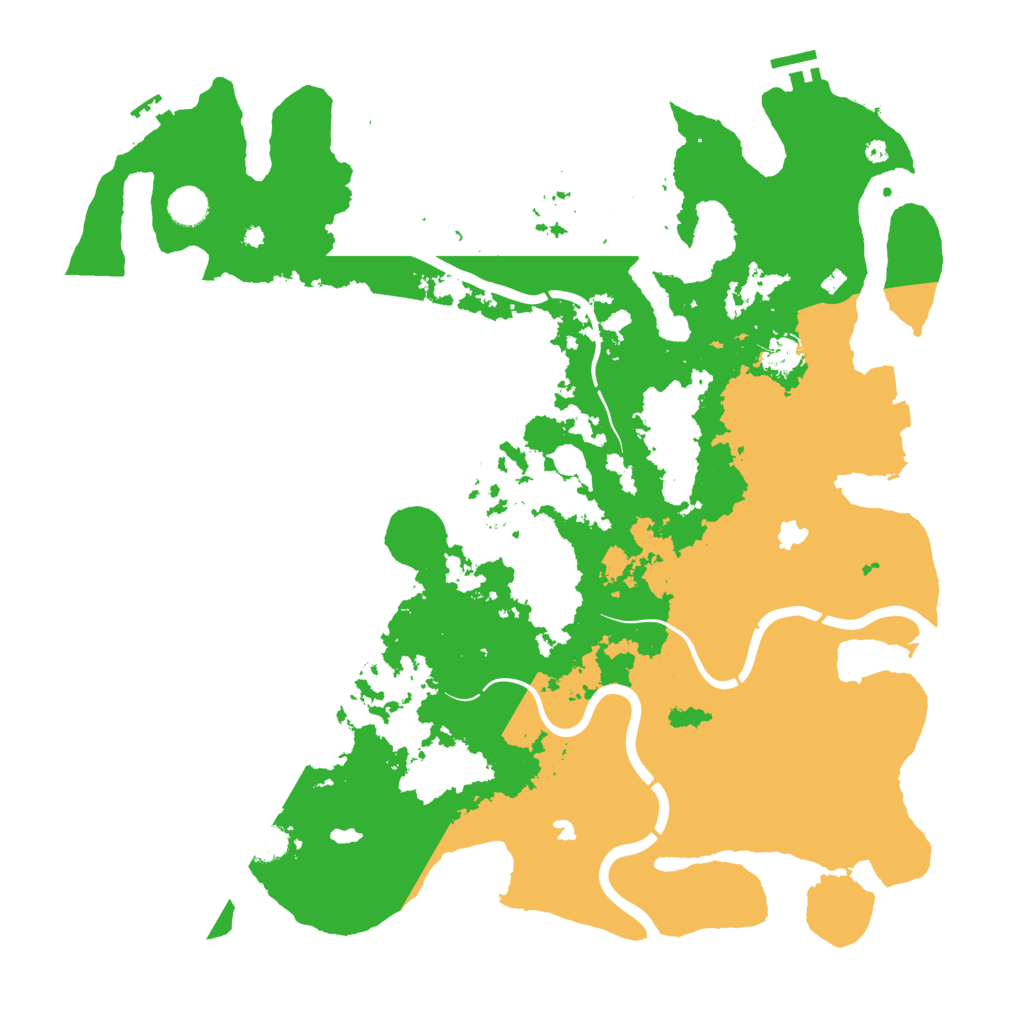 Biome Rust Map: Procedural Map, Size: 4500, Seed: 422850193