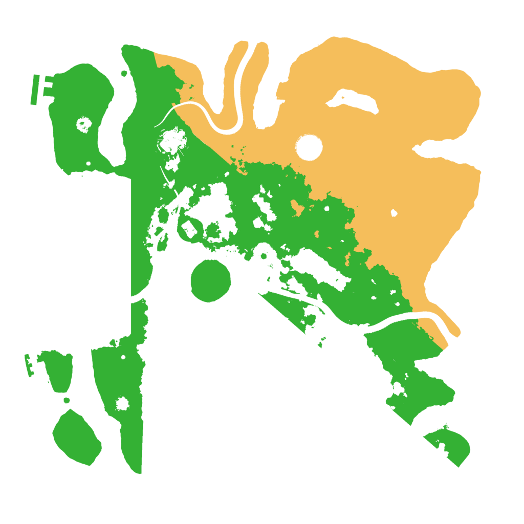 Biome Rust Map: Procedural Map, Size: 3500, Seed: 665957050